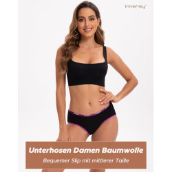INNERSY Unterhosen Damen Baumwolle Slips Mehrpack Hipster Bequem Unterwäsche 6er Pack       
    AI Affiliate SummarizerNew