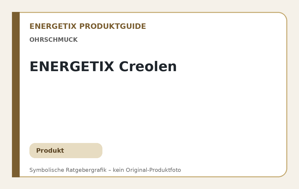 ENERGETIX Creolen – symbolische Ratgebergrafik