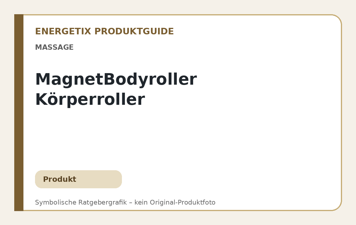 MagnetBodyroller Körperroller – symbolische Ratgebergrafik