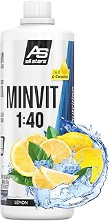 ALL STARS Minvit + L-Carnitin Vitamin Drink Konzentralt 1L Zitrone - Zuckerarmer Sirup mit Mineralstoff- und Vitamin Komplex mit Vitamin B1, B6, B12, Enthält Kalium, Magnesium & L-Carnitin Test 2025