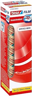 tesafilm transparent - Transparentes Klebeband mit starker Haftung - alterungsbeständig und reißfest - 10 m x 19 mm - 8er Pack Test 2025