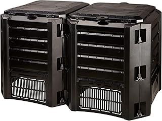 Komponist 800 l Prosperplast Compoteen -Kunststoffmodul in Schwarz, 82,6 (hoch) x 135 (Breite) x 71,9 (tief) cms Test 2025