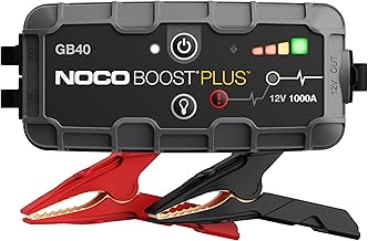 NOCO Boost GB40: 1000A UltraSafe Starthilfe Powerbank – 12V Lithium-Starthilfegerät & Starterkabel – Tragbarer Booster für Benziner bis 6,0L & Diesel bis 3,0L
