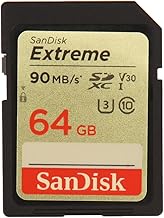 SanDisk Extreme 64 GB SDXC Speicherkarte bis zu 90 MB/Sek, Class 10, U3, V30, FFP Test 2025