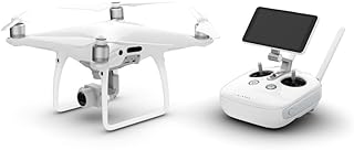 DJI Phantom 4 Pro + Set - Drohne mit Videoübertragungsreichweite von 7 km, Videos bei 60 fps oder H.265 4K Videos bei 30 fps, beides mit einer Rate von 100 Mbit/s. - Weiß Test 2025
