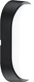 Luceco LED Eco Außenleuchte Oval, Außenlampe 10 Watt, Wandleuchte IP54 Wasserfest, Schwarz und Weiß Dekorring Test 2025