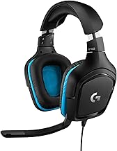 Logitech G432 kabelgebundenes Gaming-Headset, 7.1 Surround Sound, DTS Headphone:X 2.0, Bügelmikrofon mit Flip-Stummschaltung, Ohrpolster mit Kunstleder, PC/Mac/Xbox One/PS4/Nintendo Switch - Schwarz