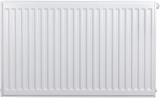 Belrad® Heizkörper Typ 22 | flacher Universalheizkörper mit 6 Anschlüssen | modern, kompakt & energiesparend | Wandmontagefähig | ideal für Wohnzimmer, Bad & Gäste-WC | Flachheizkörper weiß