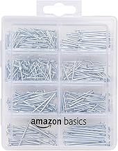 Amazon Basics Nagel-Set, mit Senkkopf-Nägeln, Drahtstiften, gewöhnlichen Nägeln, Drahtnägeln und Bilderrahmen-Nägeln, 550 Stück Test 2025
