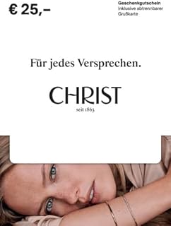 Gutscheinkarte von CHRIST Juweliere - für Deutschland - per Post