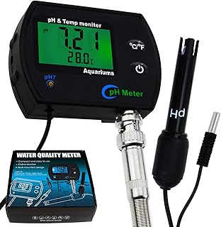 2 in 1 Combo pH & Temperatur Meter Wasser Qualität Prüfer Austauschbar BNC pH Elektrode für Aquarien Hydroponik Panzer Aquakultur Labor Test 2025