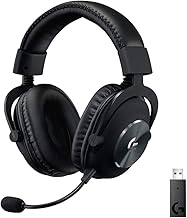 Logitech G PRO X LIGHTSPEED Kabelloses Gaming-Headset mit Blue VO!CE Mikrofonfiltertechnologie, PRO G 50mm Lautsprechern, DTS Headphone: X 2.0, 20+ Stunden Akkulaufzeit, PC, PS5, PS4, Switch - Schwarz Test 2025