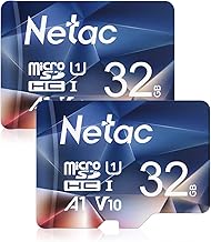 Netac 2er-Pack 32G Speicherkarte，Micro SD Karte(A1, U1, C10, V10, FHD, 600X), TF Memory Card UHS-I bis zu 90/10 MB/s(R/W) für Kameras, Dashcam, Switch und Smartphones Test 2025
