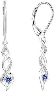 Damen hängende ohrringe Unendlichkeit infinity silber 925 mit 3A Zirkonia Kristall,Schmuck für Frauen Test 2025