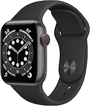 Apple Watch Series 6 (GPS + Cellular, 40 mm) Aluminiumgehäuse Space Grau, Sportarmband Schwarz Test 2025