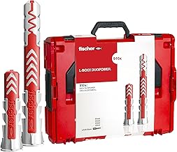 fischer L-Boxx DuoPower, 910 DuoPower in verschiedenen Größen, der innovative Dübel mit drei Funktionsprinzipien (klappen, spreizen, knoten) für mehr Funktion, Leistung und Sicherheit Test 2025