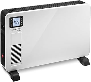 TROTEC Heizkörper elektro TCH 2310 E – Heizleistung 1000 W / 1300 W / 2300 W – Konvektor mobil, weiß