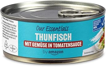 by Amazon Thunfischstücke mit Gemüse in Tomatensauce, 150g (1er-Pack) Test 2025