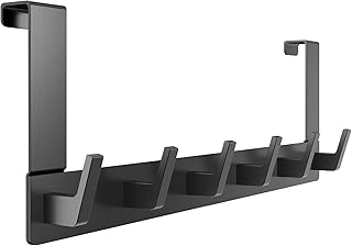 Türgarderobe mit 6 Haken - Türhaken Zum Einhängen - Kleiderhaken Tür für Badezimmer Türhakenleiste Moderne Türhänger - Handtuchhalter Tür Bad - Jackenhalter Tür Test 2025