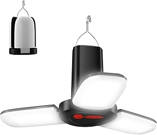 Campinglampe Tragbar - Camping Zubehör, LED Camping Laterne Mini Faltbar, Outdoor Lampe für den Garten, Zeltlampe Camping Licht für Camping, Wandern, Wohnwagen, Notlicht für Blackout Notfall Test 2025