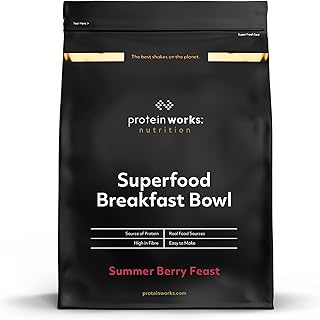 Protein Works Superfood Breakfast Bowl | Summer Berries | Proteinreich | 600g