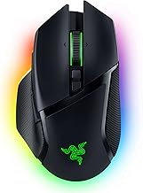 Razer Basilisk V3 Pro - Anpassbare kabellose Gaming-Maus HyperScroll Tilt Wheel (Focus Pro 30K Optischer Sensor, 13-Zonen Chroma-Beleuchtung, 10+1 Programmierbare Tasten) Schwarz