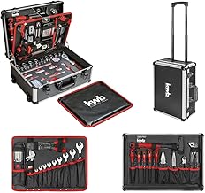 kwb Werkzeugkoffer mit Trolley-Funktion, 175-teilig, gefüllt, Werkzeug im stabilem Aluminiumkoffer, Werkzeugset groß, für Heimwerker, DIYer und Handwerks-Meister, abschließbar inkl. 2 Schlüsseln Test 2025