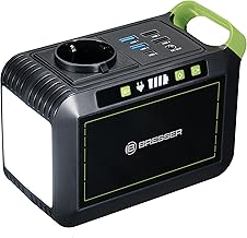 Bresser Mobile Power Station 88,8 Wh, 6Ah / 14,8 V mit hochwertiger Lithium-Ionen-Batterie, USB-, AC- und DC-Anschlüssen sowie großer LED-Leuchte Test 2025