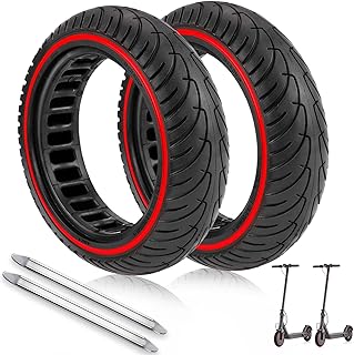 Scooter Reifen für Xiaomi Elektro Scooter, Reifen 8,5 Zoll,Solid Ersatzräder,Hochelastischer Vollgummireifen e Scooter,Vollreifen für Xiaomi M365,1S,Essential, Pro,Pro 2 Test 2025