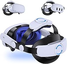 Strap für Meta Quest 3, Zubehör für Meta Quest 3, Elite Strap mit Vier Richtungsabhängig Einstellbare/Dämpfende Baumwolle/Hohe Plastizität/Bequemlichkeit für Meta Quest 2 Test 2025