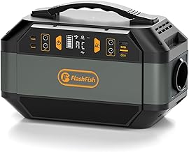 FlashFish Tragbare Powerstation 330W(600W Spitze),Kraftwerk 288,6Wh/78000mAh,230V reine Sinuswelle 9 Ausgänge Akku Stromgenerator für Camping Wohnmobil und als Notstromaggregat Test 2025
