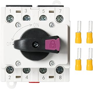 Jadeshay Photovoltaik DC Trennschalter 4P 1000V 32A Photovoltaischer DC-Trennschalter Schalter for Solarpanelsystem Test 2025