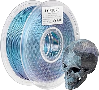 Chitu Systems Conjure Chameleon PLA 3D Drucker Filament, 1.75mm Christmas Galaxy Dual Color Filament, Farbwechsel mit Licht und Winkeln, Blau-Lila 3D Druck Filament 1KG/2.2lb Test 2025