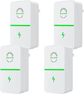 Power Save Energy Saver, 28KW Energiesparer Smart Energy Saver GeräTe Stromsparkasten Haushalts Energiesparer Stromsparbox Stromreduzierer Elektrischer Stromspannungsstabilisator (4 PCS) Test 2025