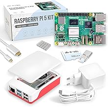 Raspberry Pi 5 8GB Starter-Kit | 128GB Edition | Offizielles 27W Netzteil | Offizielles Gehäuse mit Lüfter | 4K Micro HDMI Kabel 1m | Alu-Kühlkörper