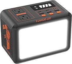 Tragbare 99-Wh-Energiestation, 150 W kleiner Solargenerator mit mehr als 3500 LiFePo4 (LFP), PD18W, USB QC3.0, 2 x 110 V Wechselstrom, LED für den Außenbereich für CPAP zu Hause Test 2025