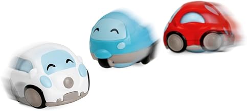 Chicco City Vintage Turbo Ball, Kinderspielzeug Autos, 3 Mini-Fahrzeuge mit Vintage-Auto-Design, bewegen Sich in alle Richtungen, Rollen wie EIN Ball, 1-4 Jahre Test 2025