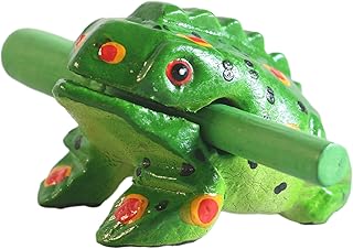 ART-CRAFT Musikinstrument Ratsche Klangfrosch Holz grün S 9cm Test 2025
