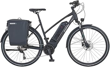 PROPHETE Esport Power Edition 28" Damen Trekking E-Bike – 250W AEG SportDrive, 180 km Reichweite,10-Gang, 100 Lux LED, Hydr. Scheibenbremsen, Federgabel, schwarz matt Test 2025
