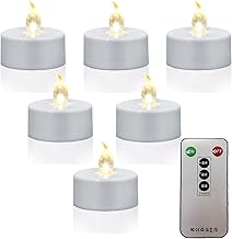 24Stück Flammenlose LED Teelichter mit Fernbedienung & Timer – Batteriebetriebene Flackernde Kerzen (400+ Stunden Laufzeit) – Ideal für Hochzeiten, Halloween, Party-Deko Warmweiß Test 2025