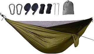 Hängematte für Camping - Atmungsaktive Reisehängematte Starke Tragfähigkeit - Faltbare Campingausrüstung, Hängemattennetz für Abenteurer, Outdoor-Enthusiasten Test 2025