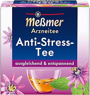 Meßmer Anti-Stress Tee | ausgleichend & entspannend | Arzneitee | 9 Teebeutel