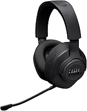 JBL Quantum 360 Kabellose Over-Ear Gaming-Kopfhörer mit 2,4 GHz/Bluetooth Dual Wireless-Verbindung, 22-Stunden-Akku, Multi-Plattform-Kompatibilität, abnehmbarem Mikrofon mit Stummschaltung, Schwarz Test 2025