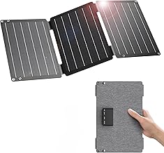 30W Solarladegerät, BigBlue Tragbares Solarpanel mit DC-Anschlüssen, Schnellladung 18W USB-C/USB-A QC3.0 Anschlüssen, IP68, Kompatibel mit Handy, Samsung, Tablette, kleinem Powerstation Test 2025