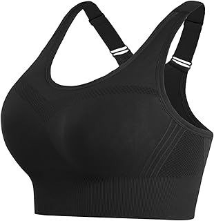Litherday Sport BH Damen Push Up Sports Bra Starker Halt Sport BH Ohne Buegel mit Abnehmbar Gepolstert für Fitness Jogging Yoga Test 2025