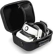 Tragetasche für Meta Quest 3, Reisetasche kompatibel mit BOBOVR S3 Pro Akku-Kopfgurt, Controllern und anderem Zubehör, Hartschalenetui und überlegener Schutz für Oculus Quest 3 Test 2025