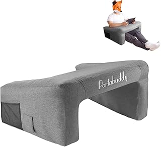Aufblasbarer Laptoptisch für Couch Gaming – Höhenverstellbarer Tragbarer Tisch mit Armauflage & Waschbarem Bezug, PS5 Zubehör, Sofa Tisch für Laptop (Surround-Design) Test 2025