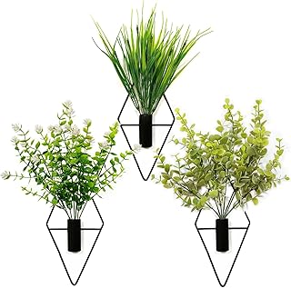 3 teiliges Künstliche Hängepflanzen mit Töpfen, Kunstpflanze Hängend, Topfpflanze Künstlich, Kunstpflanzen wie Echt, Fake Plant für Büro, Garten, Party, Wanddekoration, Übertopf Für Zimmerpflanzen Test 2025