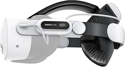 BOBOVR E3 Pro Strap mit Akku Zubehör, Kompatibel mit Meta Quest3/3S,10000 mAh Hot Swap Fähiger Schnellladeakku und 3.5mm Audioerweiterung Test 2025
