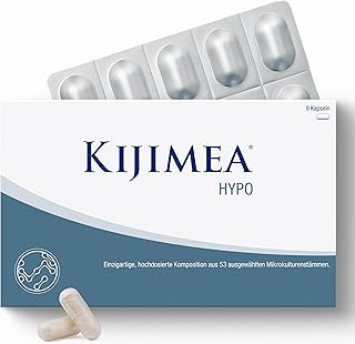 Kijimea® HYPO (ehem. K53) – Hochdosierte Komposition aus 53 aufeinander abgestimmten Bakterienstämmen, die auch in der natürlichen Darmflora vorkommen | Wissenschaftlich geprüft | 9 Kapseln Test 2025